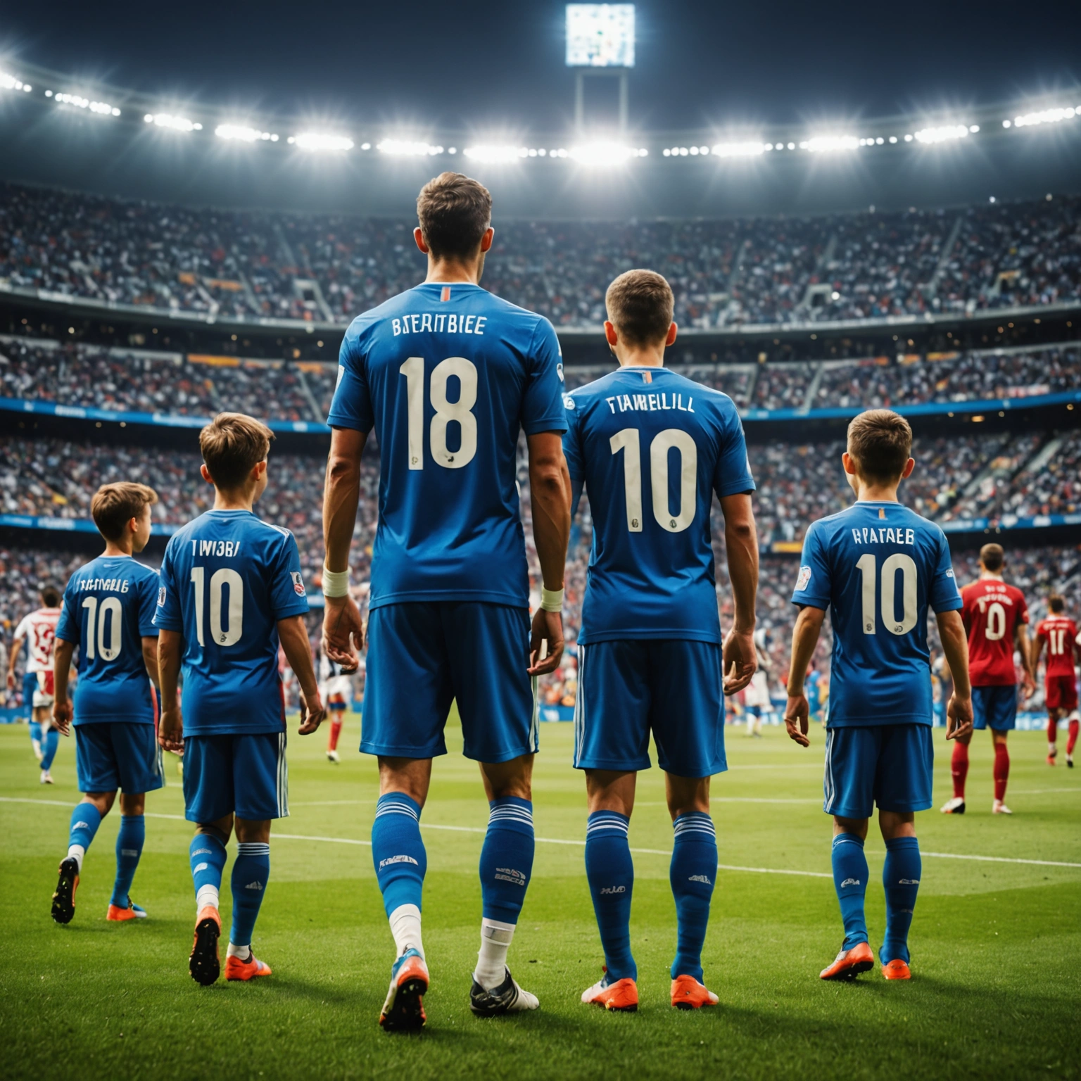 Почему футболисты выходят на поле с детьми: история этой милой традиции вас удивит